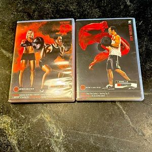 Les Mills Bodypump DVDs, instructor set, release 69 & 70